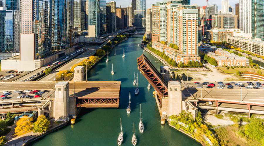 Meilleures offres de location de voitures à Chicago